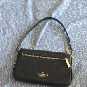 Kate Spade Black Pebbled Leather Shoulder Bag